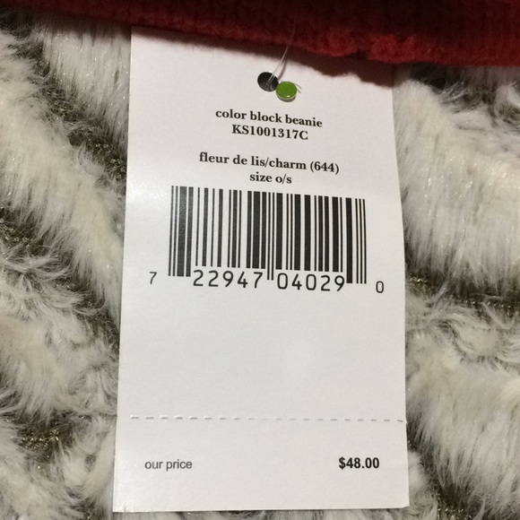 KATE SPADE Color Block Beanie - Picture 4 of 4